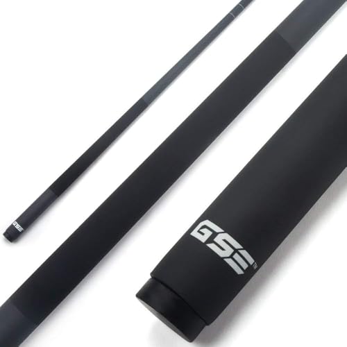 58" Fiberglass Graphite Composite Pool Cue Stick - Matte Black, 21oz