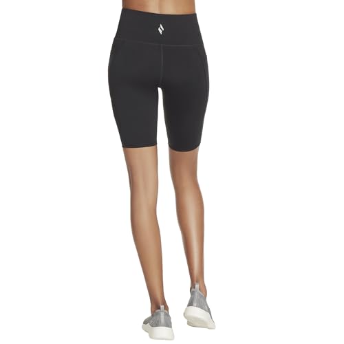 Skechers Women's High Waisted 10-inch Pickleball Shorts - Black, Small