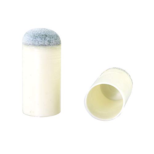 30pcs Billiard Cue Tips - 13mm Gray Durable Replacement Tips