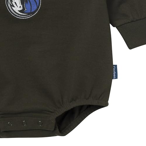 Gerber NBA Baby Sweatshirt Bubble Romper - Dallas Mavericks, 18 Months