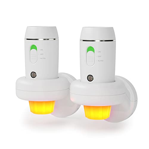 Emergency FlashLight - 3-in-1 LED Power Failure Light, Rechargeable Flashlight, Plug-in Night Light, Multi-Function Flashlights - 2 Pack