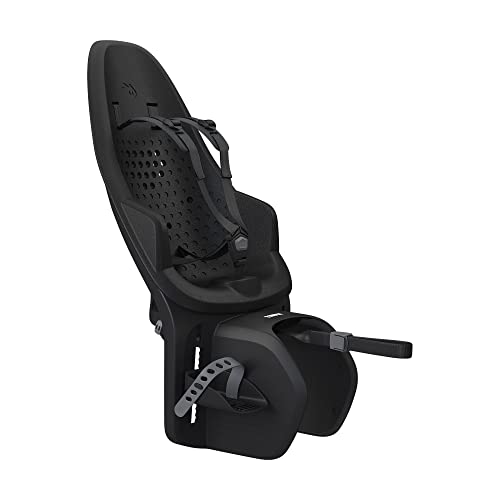 Child Bike Seat with Adjustable Footrests - Rack Mount / Midnight