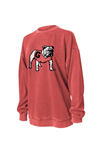 Georgia Bulldogs Women's Campus Pullover - Large - Cardinal