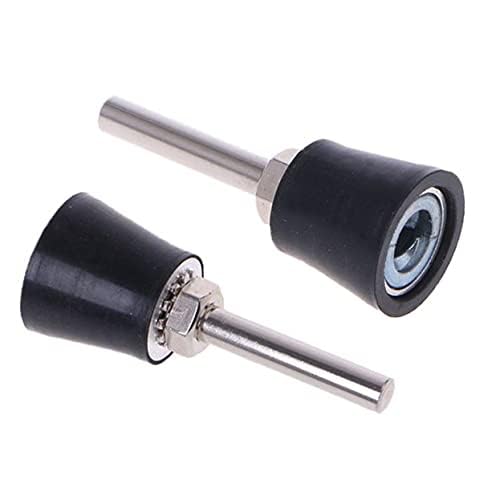 Yakamoz 2Pcs 1-Inch Sanding Pad Roll Lock Disc Holder Quick Change Roll Lock Sanding Discs Polishing Pads Holding Adapter Attachment for Drill Air Die Grinder Sander Grinding Rotary Tool - 1/4" Shank