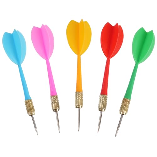 15-Piece Steel Tip Dart Set - 6g Colorful Darts for Casual Play