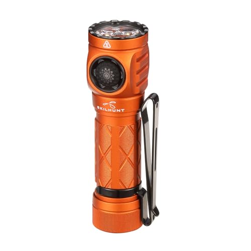 EC150 USB-C Rechargeable Pocket Flashlight - 1350 Lumen High-CRI EDC Torch (Orange)
