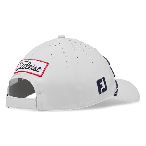Titleist Men's Tour Breezer Golf Hat - One Size, Marble/Navy/White