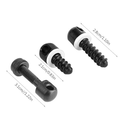 3 Pcs Durable Sling Swivel Studs for Rifles & Shotguns