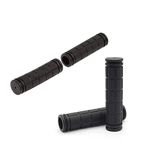 Non-Slip Rubber Bicycle Handlebar Grips - Purple