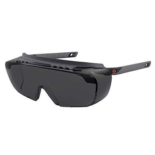Ergodyne Skullerz OSMIN OTG Safety Glasses, Over the Glasses Protective Eyewear, ANSI z87.1