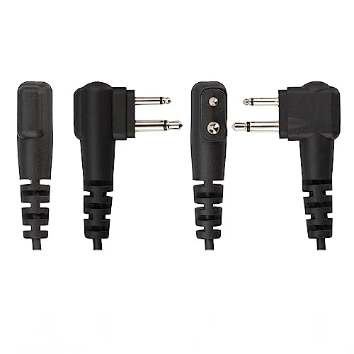 2-Wire Clear Tube Earpiece for Motorola Radios - M1 Connector