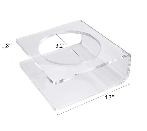Clear Acrylic Display Stand for Sports Balls & Minerals
