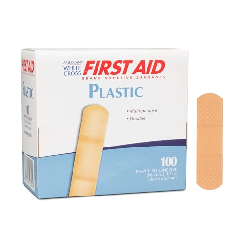 First Aid Adhesive Strips - 5/8 x 2¼ Inches, 100 Count