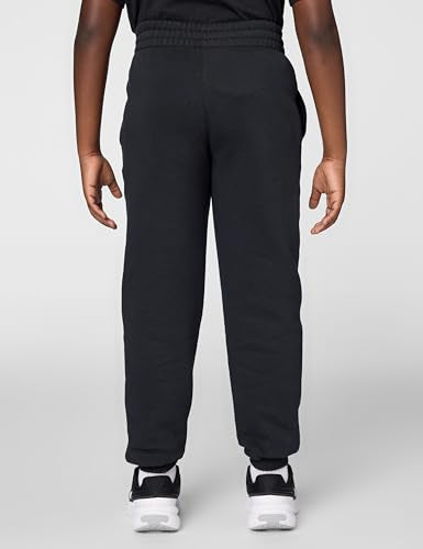 Kids' Fleece Joggers - Large - Black/White