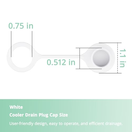 Drain Plug Caps for Igloo Coolers - 2 Pack, Durable ABS