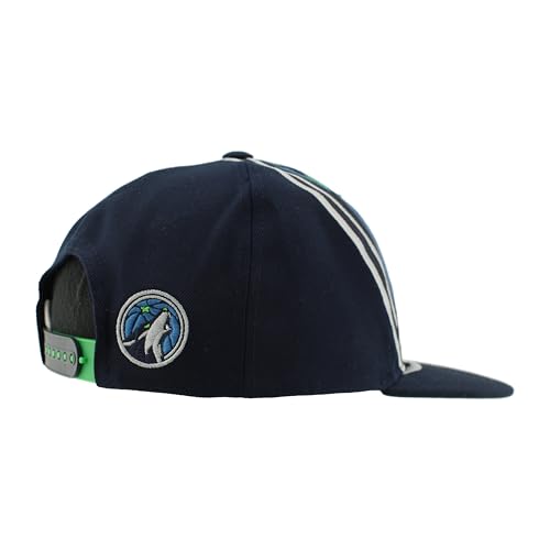NBA Minnesota Timberwolves Snapback Hat Unisex Adjustable Flat Bill Black