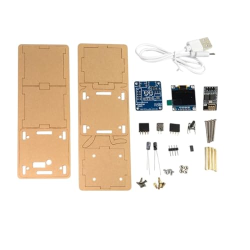 DIY ESP8266 Electronic Clock Kit with Weather Display - Complete Set