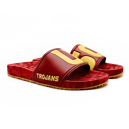 Unisex Quick Dry Sandals - Hype NCAA Team Graphic USC Trojans - Size 7