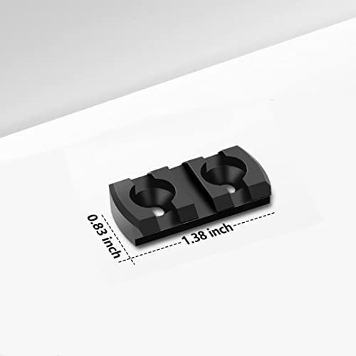 Aluminum Single-Sided Standard Rail Accessory Set - Squared Corner