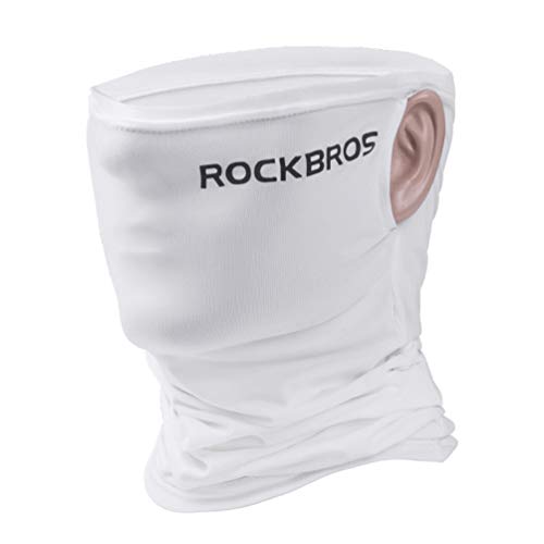 Cooling Neck Gaiter with UV400 Protection - White
