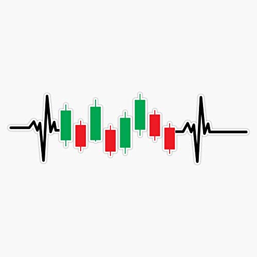 Heartbeat Trading Vinyl Sticker - 5-Inch Waterproof Crypto Decal
