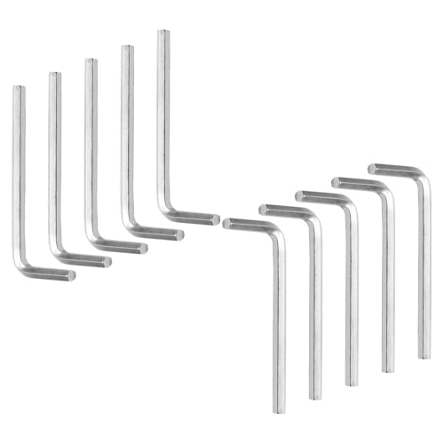 5mm L-Shaped Hex Key Set - 10 Piece Allen Wrench Tool Set 45x17mm