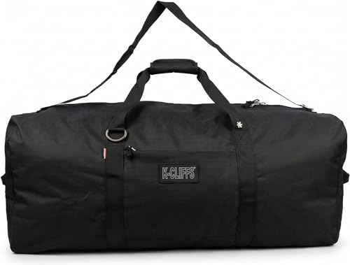 Large Heavy Duty Cargo Duffel Bag for Sport Gear & Travel
