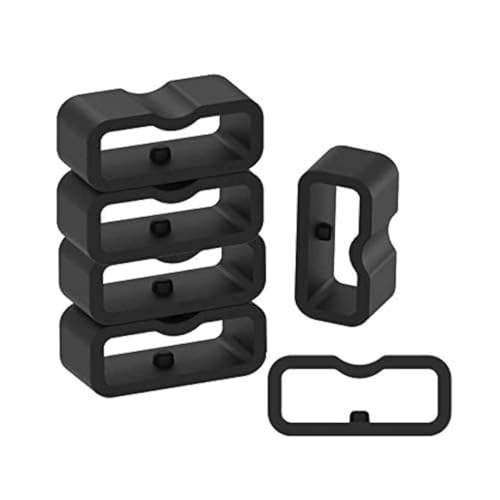 6-Pack Silicone Fastener Rings for Garmin Vivosmart & Vivofit Bands