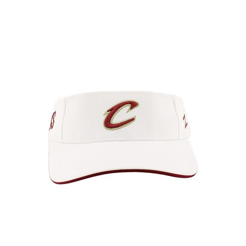 ZHATS NBA Cleveland Cavaliers Unisex Visor - White, Officially Licensed