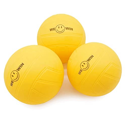 Aolowewin Water Polo Replacement Balls 8-Pack with Pump, Deep Groove Rubber, Size 3.5 inch - Listing 8