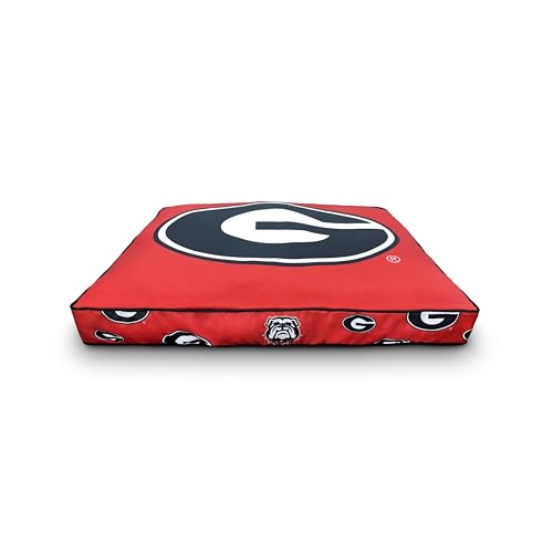 Premium NCAA Dog Bed - Georgia - Large/Extra Large