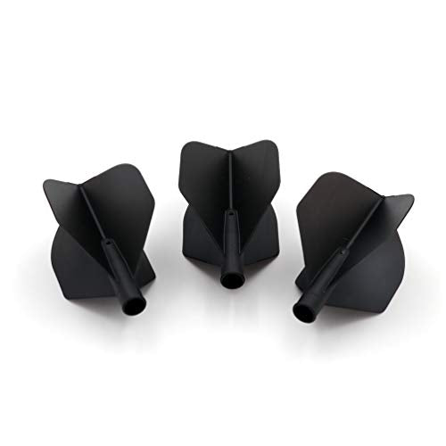 Dart Flights Standard Shape - All Black - TERO AK4