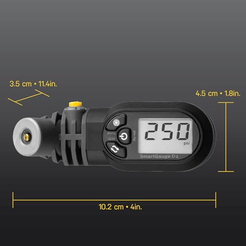 Digital Tire Pressure Gauge - Presta & Schrader Compatible, 250 PSI