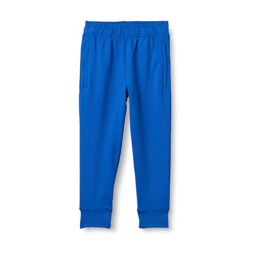 Boys' Athletic Performance Stretch Knit Jogger Track Pants - Large/Blue