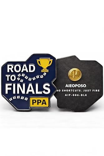 Pickleball Badge Pin - Road to Finals Motivational Gift for Players