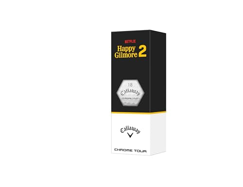 Callaway x Odyssey Happy Gilmore Chrome Tour Golf Balls - Tap It In Variation