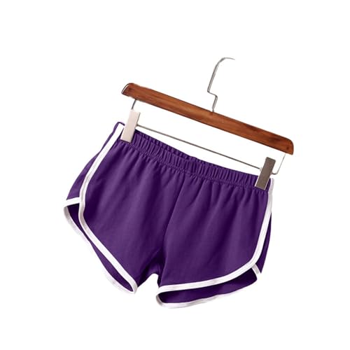 Women's Active Running Dolphin Shorts - 3 Pack, Wine, Navy, Purple - Small