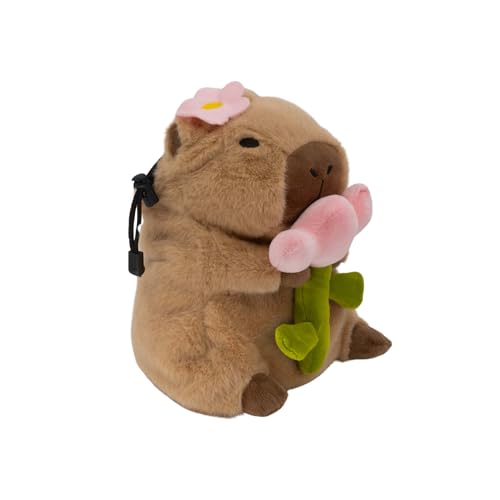 CHALKMATE Capybara Flower Plush Chalk Bag for Climbing & Bouldering
