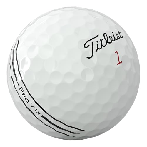 Pro V1x Left Dash Golf Balls - White, Enhanced Distance & Control