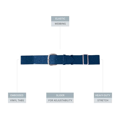 Elastic Baseball Belt - Unisex Adult - One Size / Navy