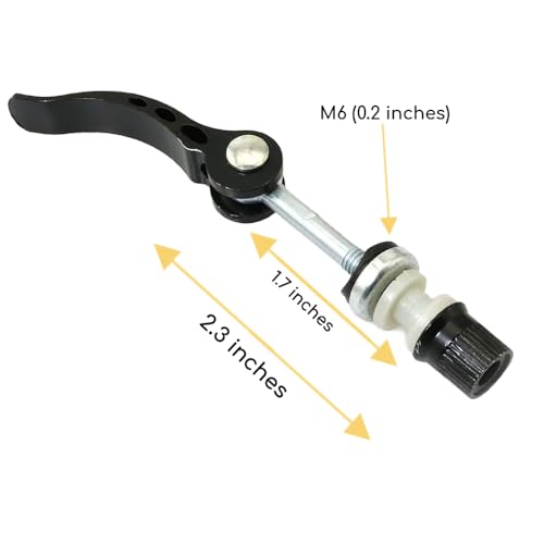 Quick-Release Bike Seat Post Clamp - Aluminum Alloy Bicycle Binder Bolt