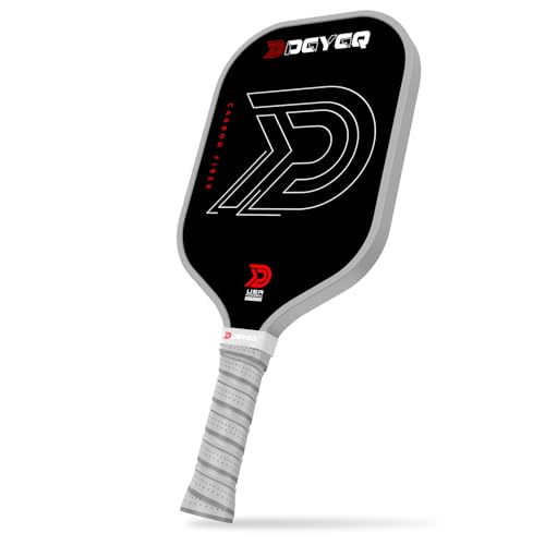 Pickleball Paddle with Polypropylene Honeycomb Core - Grey, 16.92" x 7.36"