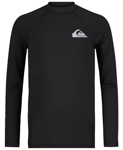 Quiksilver Boys' Snug Fit Long Sleeve UPF 50+ Rashguard Surf Shirt