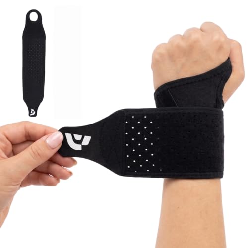Soft Breathable Wrist Brace - Adjustable Support for Workouts