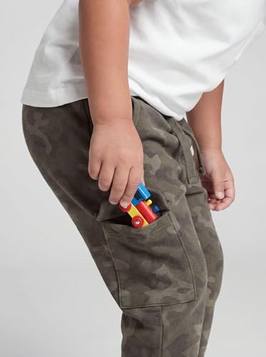 Andrew Scott Kids 100% Cotton French Terry Joggers with Pockets & Drawstring – Multi Pack