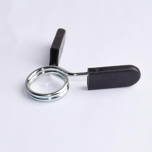 1 Inch Barbell Clips - 4 Pack Weight Lifting Spring Collars