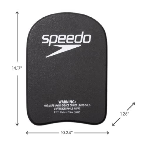Speedo Unisex Adult Swim Training Kickboard Black, 1