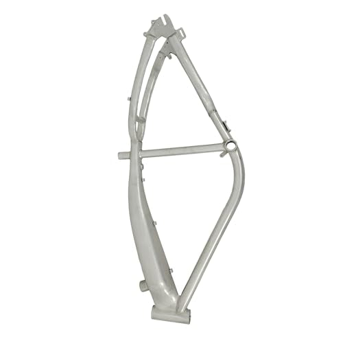 Gas Bicycle Frame with Built-In 3.4L Tank - Brushed Aluminum