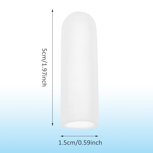 Gel Finger Cots - 10 PCS Silicone Finger Protectors - Clear