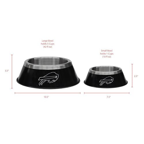 NFL Buffalo Bills Stainless Steel Pet Bowl - Small